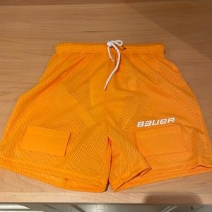 Bauer youth medium hockey jock shorts MISSING CUP
